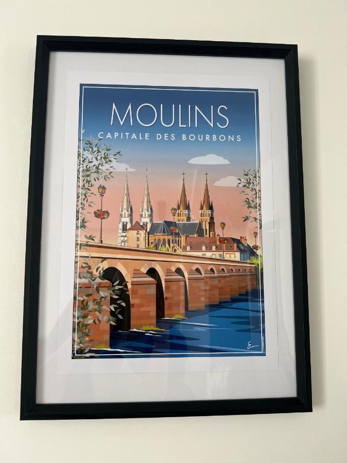 穆兰Le Cocon Moulinois, Proche Gare Avec Services By Primo C0Nciergerie公寓 外观 照片